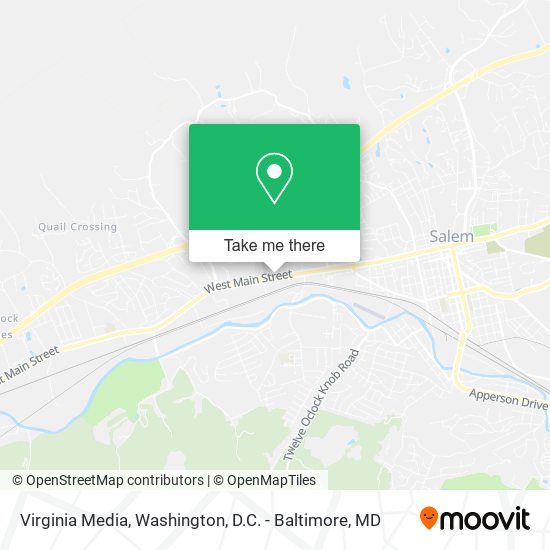 Virginia Media map