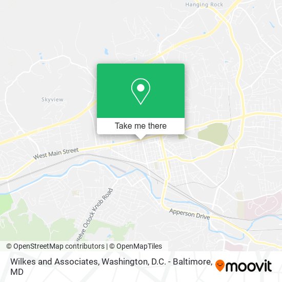 Wilkes and Associates map