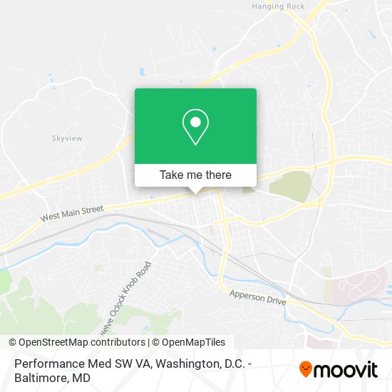 Mapa de Performance Med SW VA