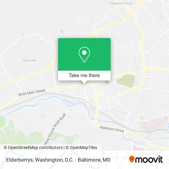 Elderberrys map