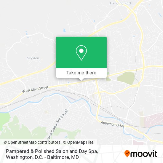 Pampered & Polished Salon and Day Spa map