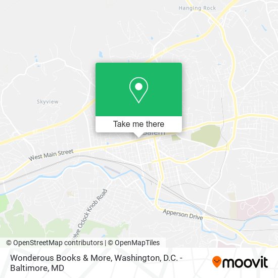 Wonderous Books & More map