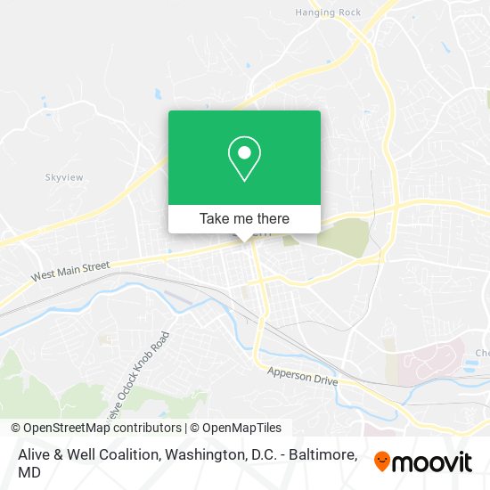 Alive & Well Coalition map