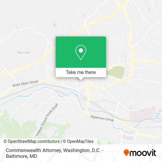 Commonwealth Attorney map