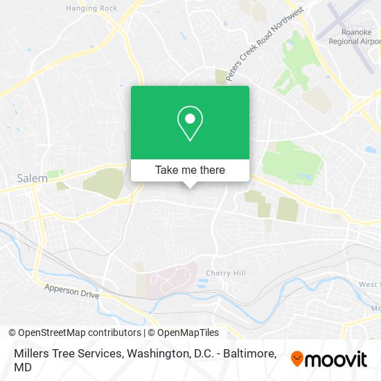 Mapa de Millers Tree Services