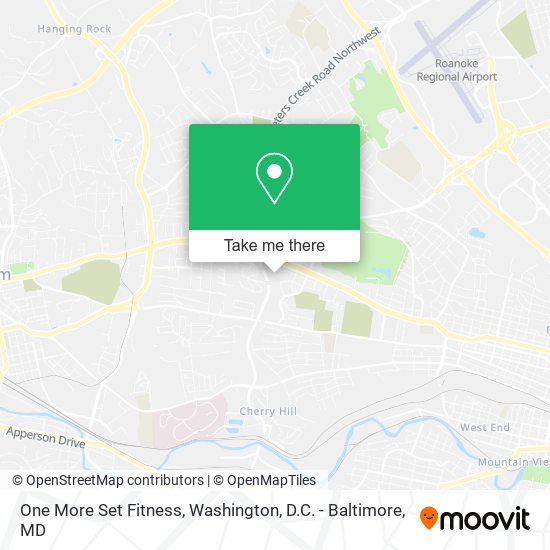 Mapa de One More Set Fitness