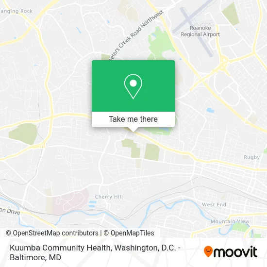 Kuumba Community Health map