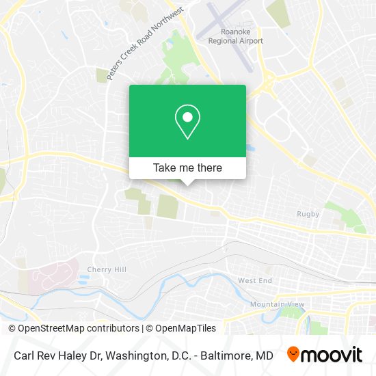 Carl Rev Haley Dr map