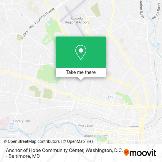Anchor of Hope Community Center map