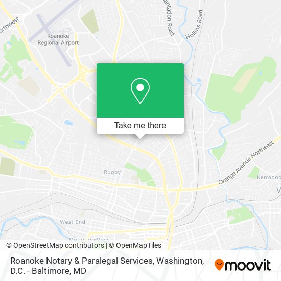 Roanoke Notary & Paralegal Services map