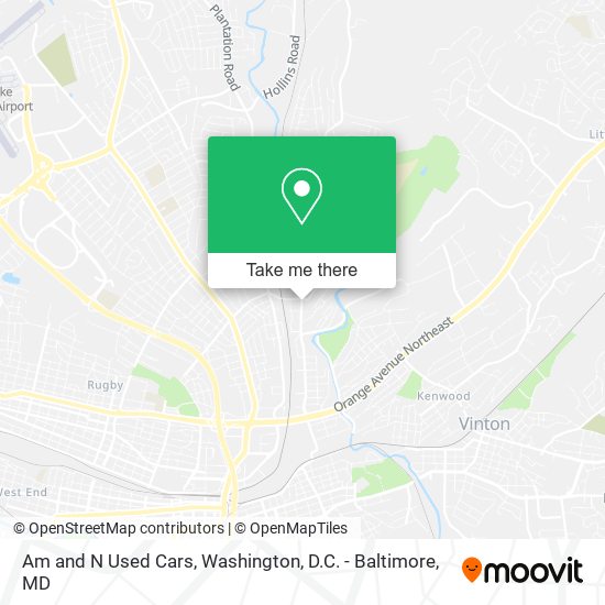 Mapa de Am and N Used Cars