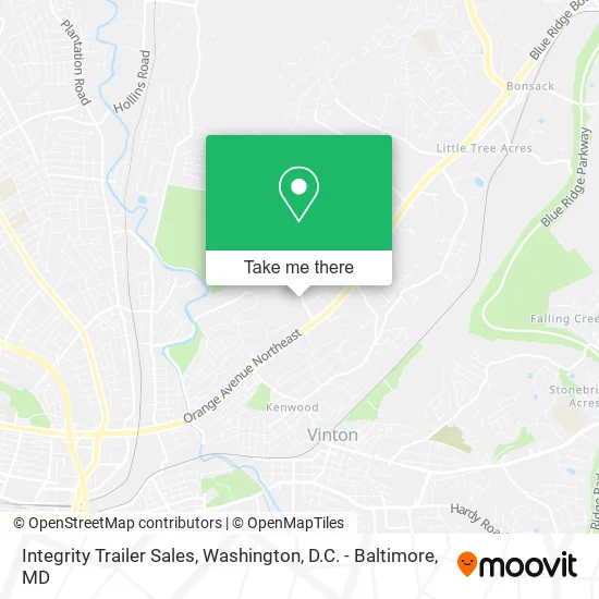 Mapa de Integrity Trailer Sales