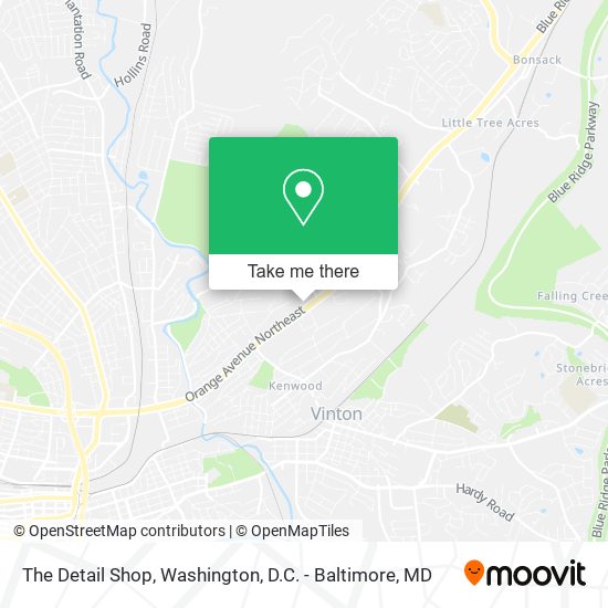 The Detail Shop map