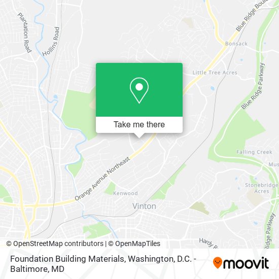 Mapa de Foundation Building Materials