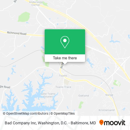 Mapa de Bad Company Inc