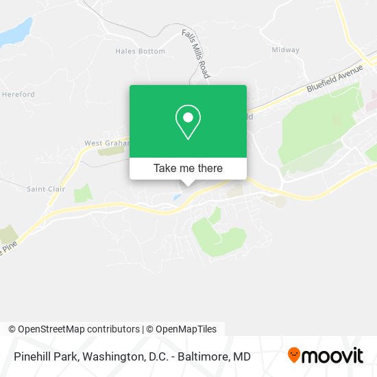 Pinehill Park map