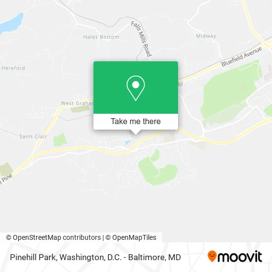 Pinehill Park map