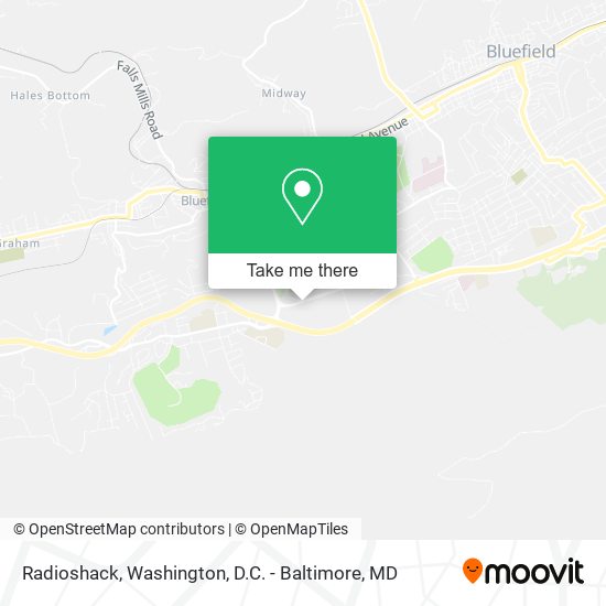 Radioshack map