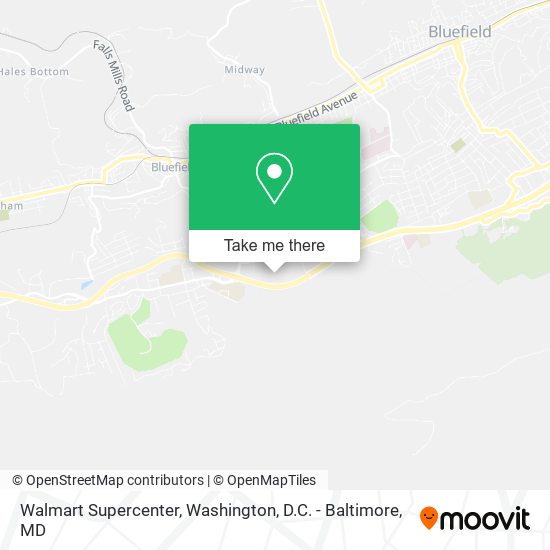 Walmart Supercenter map