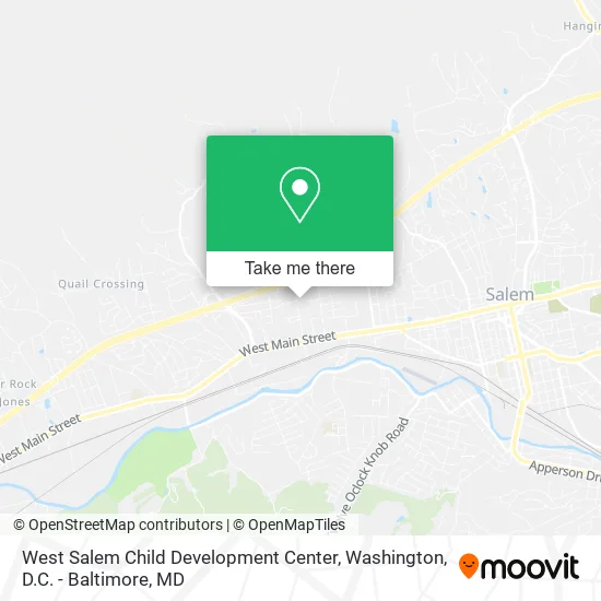 West Salem Child Development Center map