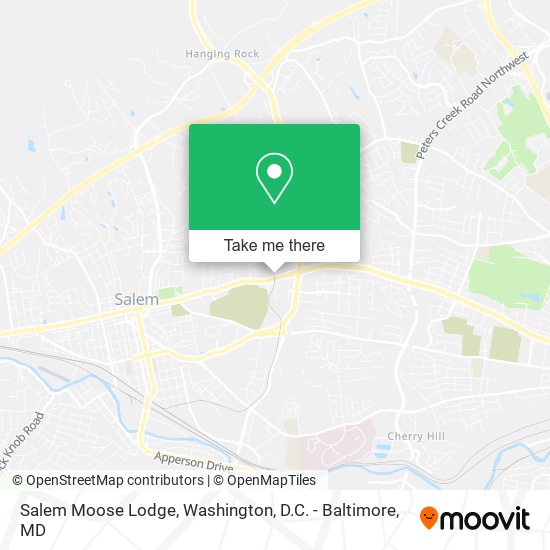 Mapa de Salem Moose Lodge