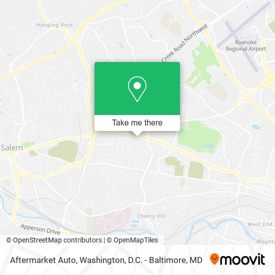 Mapa de Aftermarket Auto