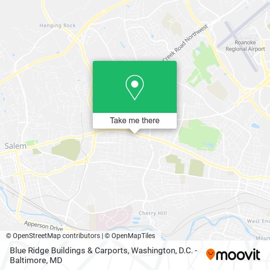 Blue Ridge Buildings & Carports map