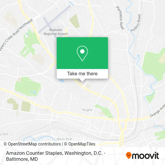 Amazon Counter Staples map