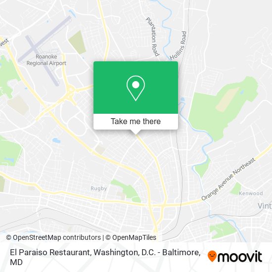 El Paraiso Restaurant map