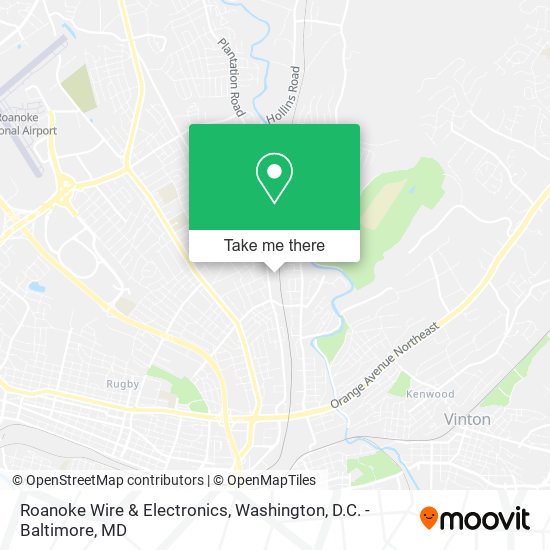 Roanoke Wire & Electronics map