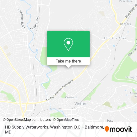 Mapa de HD Supply Waterworks