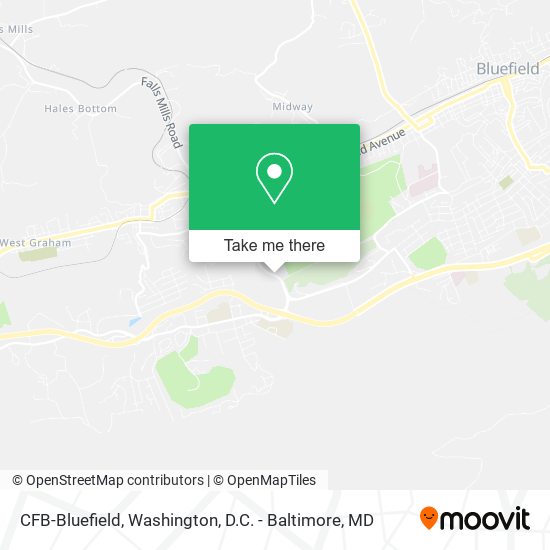 CFB-Bluefield map