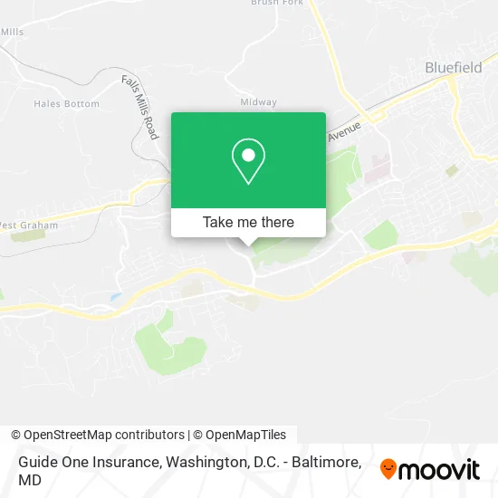Guide One Insurance map