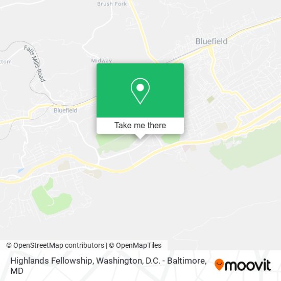 Mapa de Highlands Fellowship