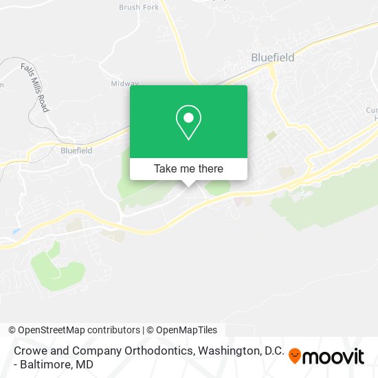 Crowe and Company Orthodontics map