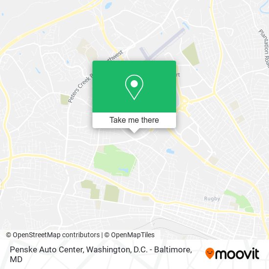 Penske Auto Center map