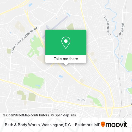 Bath & Body Works map