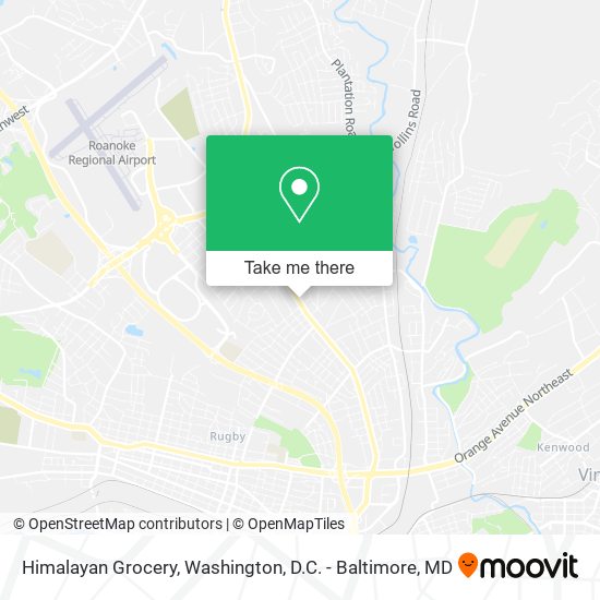Mapa de Himalayan Grocery