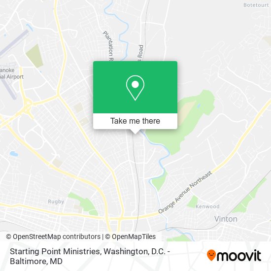 Starting Point Ministries map