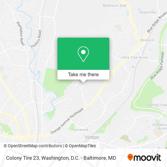 Colony Tire 23 map