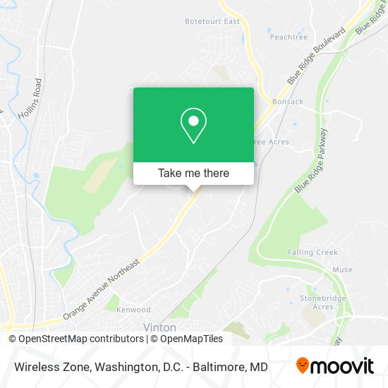 Wireless Zone map