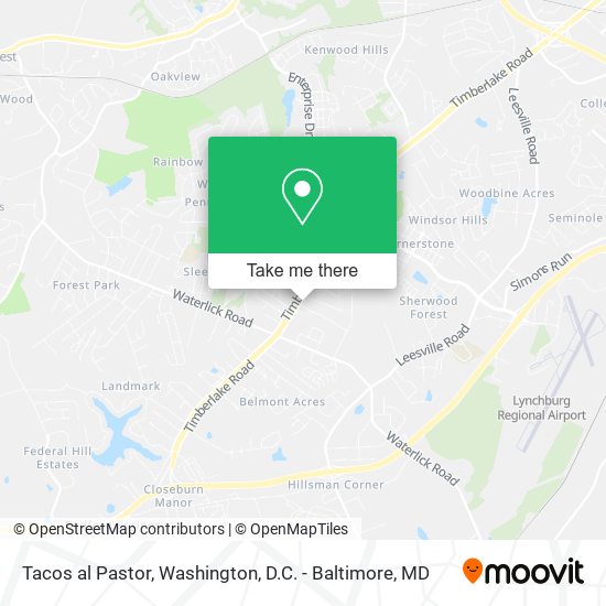 Tacos al Pastor map