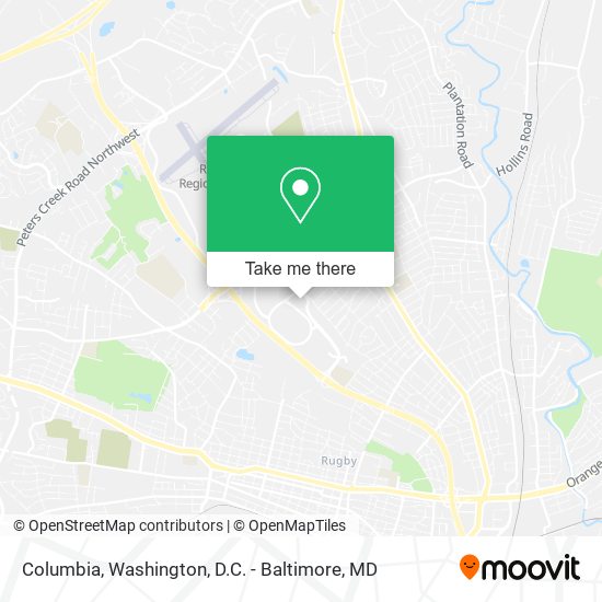 Columbia map