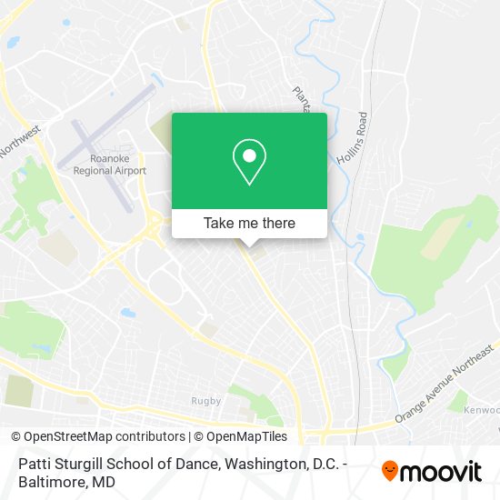 Patti Sturgill School of Dance map