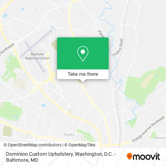 Mapa de Dominion Custom Upholstery