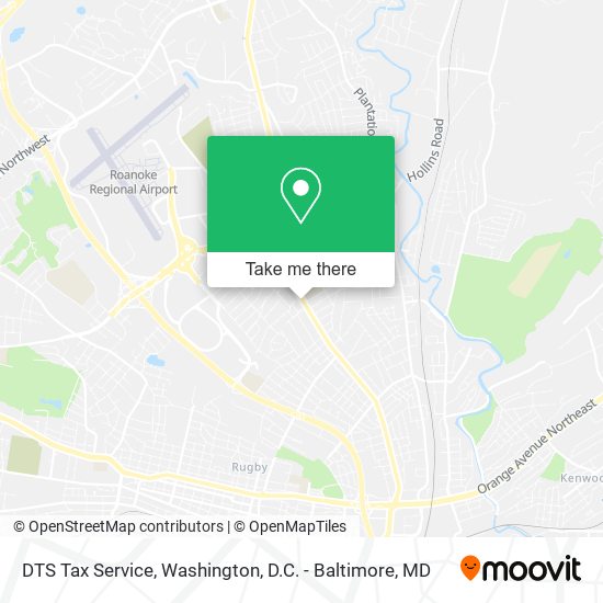 DTS Tax Service map