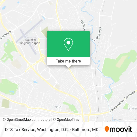 DTS Tax Service map
