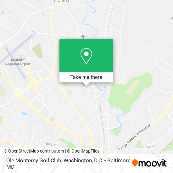 Ole Monterey Golf Club map