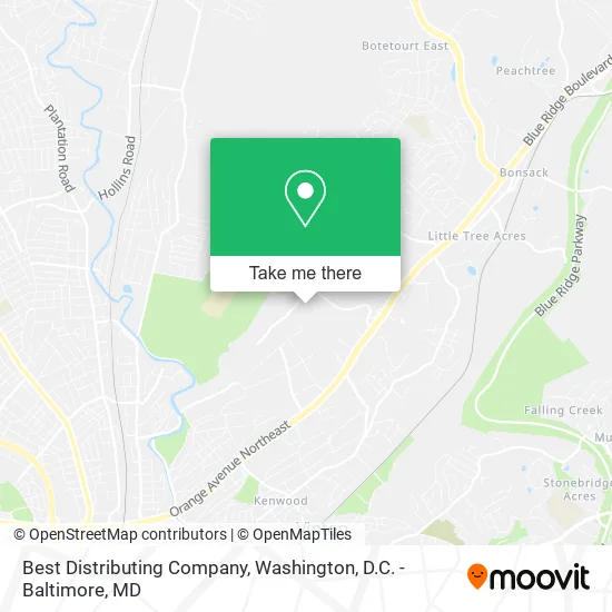 Best Distributing Company map