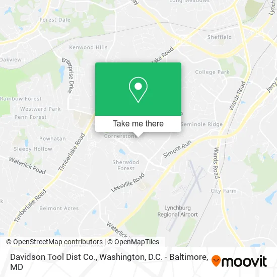 Davidson Tool Dist Co. map